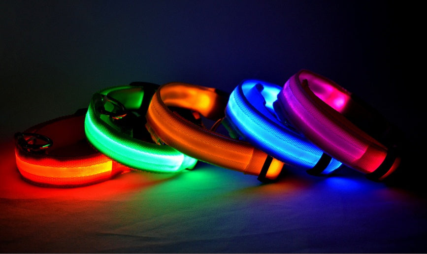 GlowUp™ LED Safety Collar for Dogs & Cats
